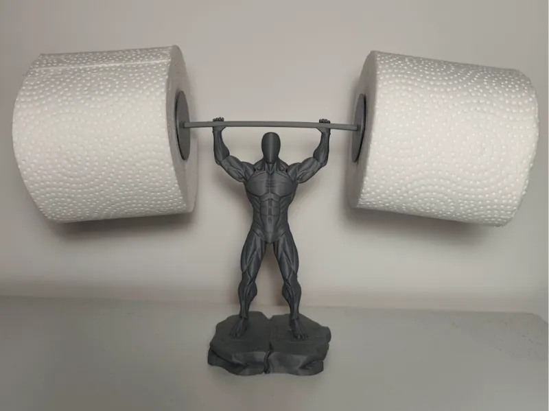 Paper stand/gym figurine/decoration.