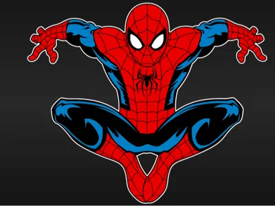 spiderman statue
