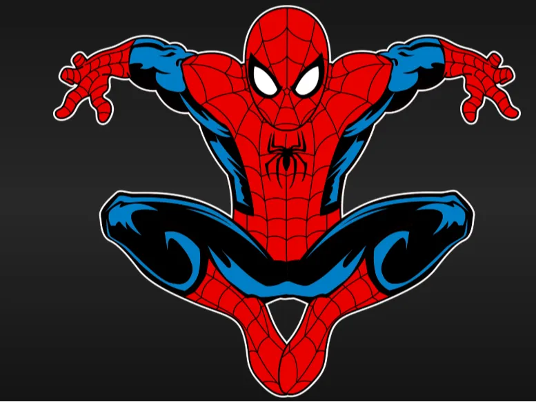 spiderman statue