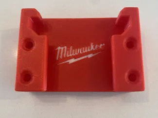 Milwaukee M18 Battery holder (With Logo)