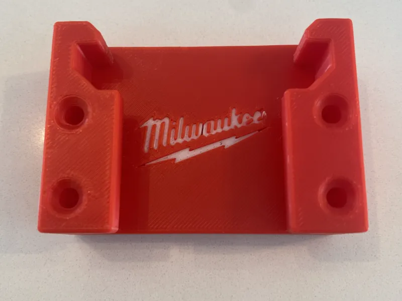 Milwaukee M18 Battery holder (With Logo)