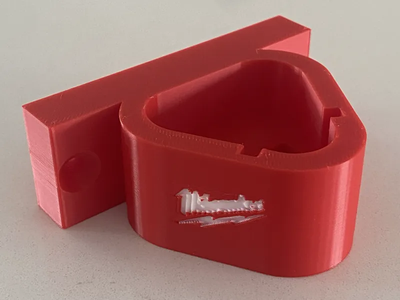 Milwaukee M12 Battery Holder (With Logo)