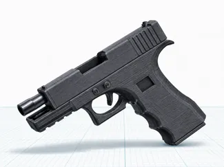 Glock 19 with blowback