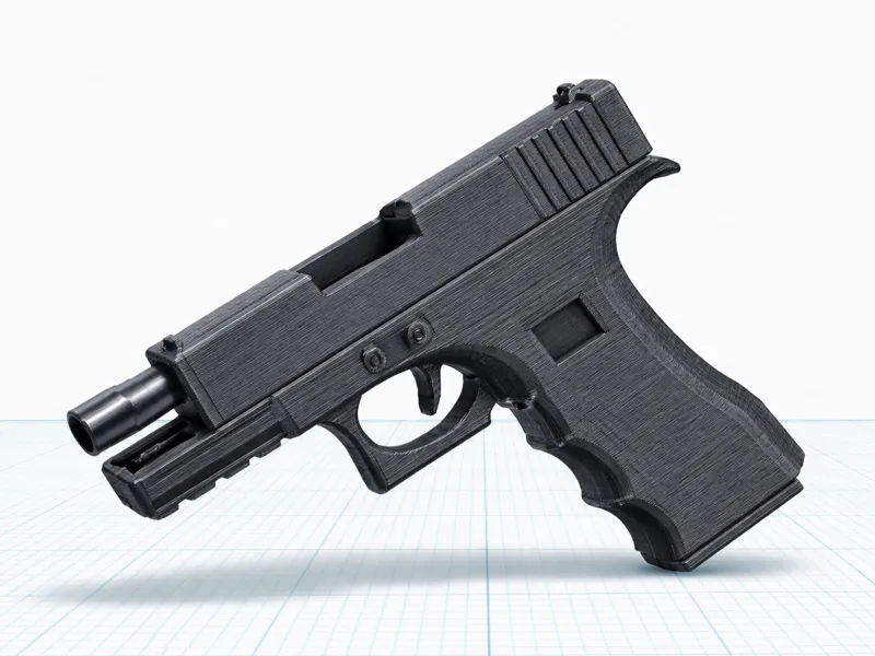 Glock 19 with blowback