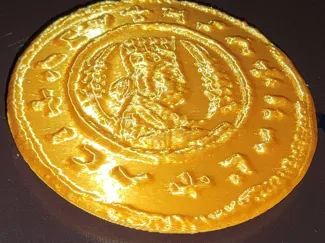 King Ezana of Axum Coin