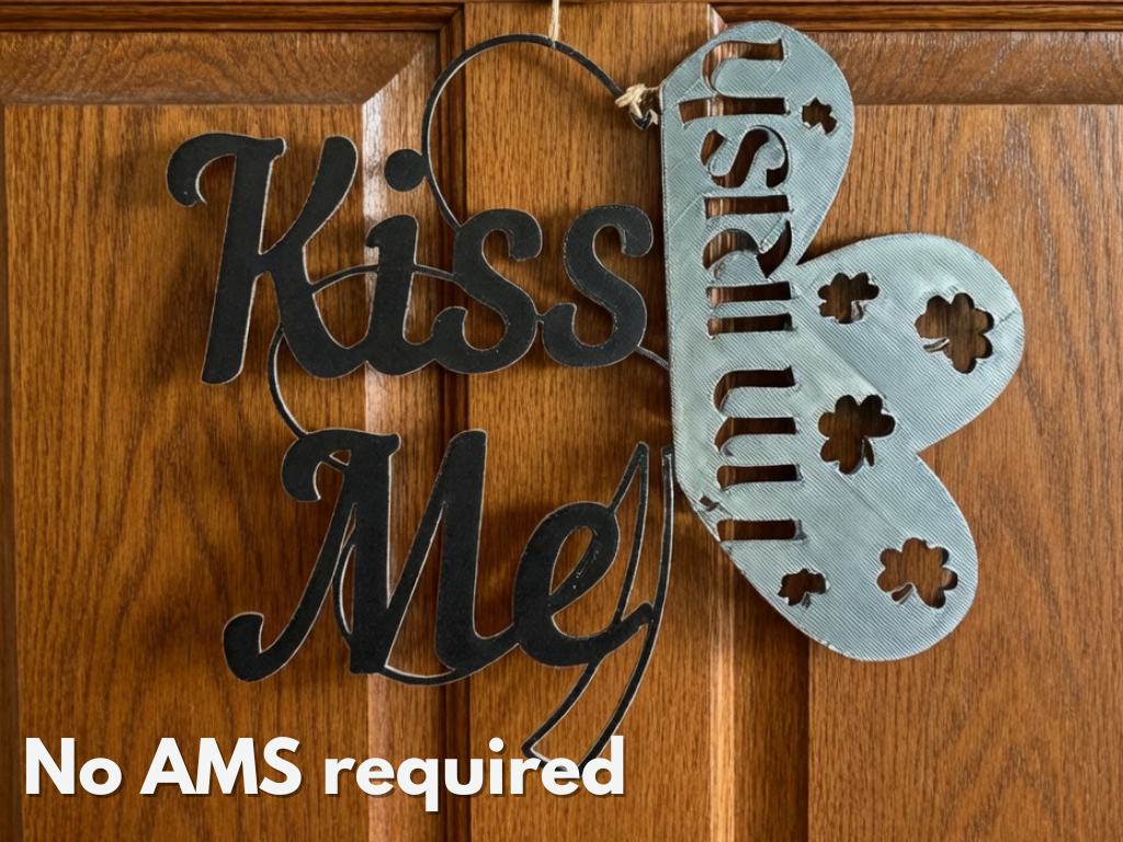 Kiss Me I'm Irish - St. Patrick's Day Decoration