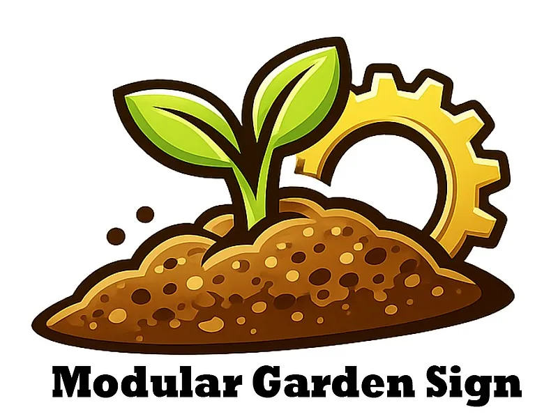 Midula Sign Modular Garden Sign - Custom Signs - Free 3D Print Model - MakerWorld