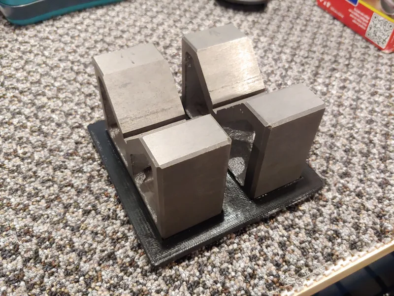 Gridfinity v-block holder