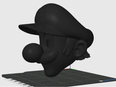 Luigi Head Mask