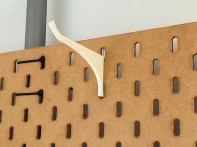 IKEA Skadis pegboard extended load-bearing hook