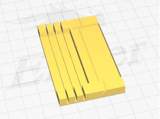 Mini 4wd Brake cutting template