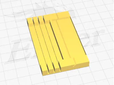 Mini 4wd Brake cutting template