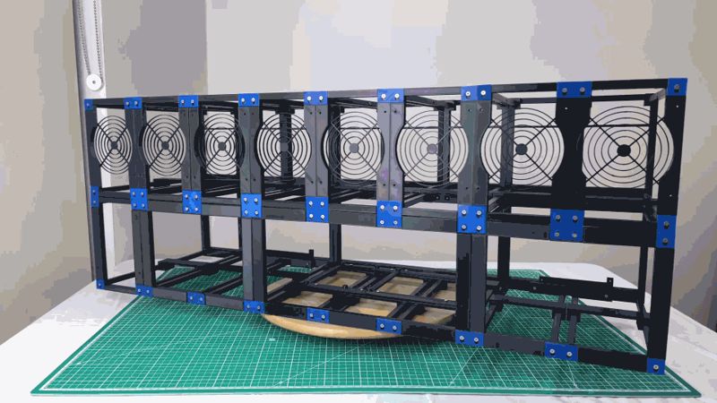 Modular rig for crypto mining