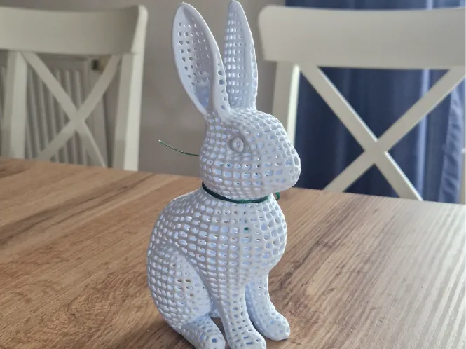 Elegant Hollow Easter Bunny