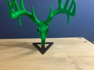 Mini deer skull stand