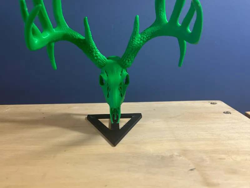 Mini deer skull stand