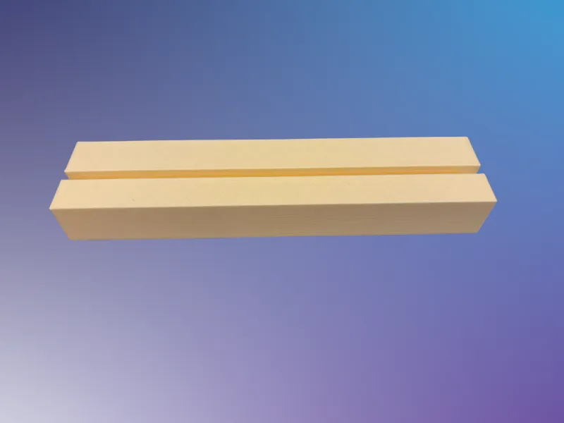 Klötzchen form mit Schlitz 4mm -16x3,5 x 2 