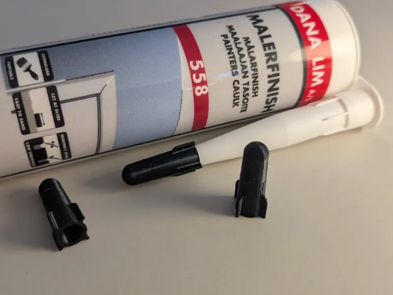 Sealant / Caulk Tube Cap – Reusable Cartridge Seal