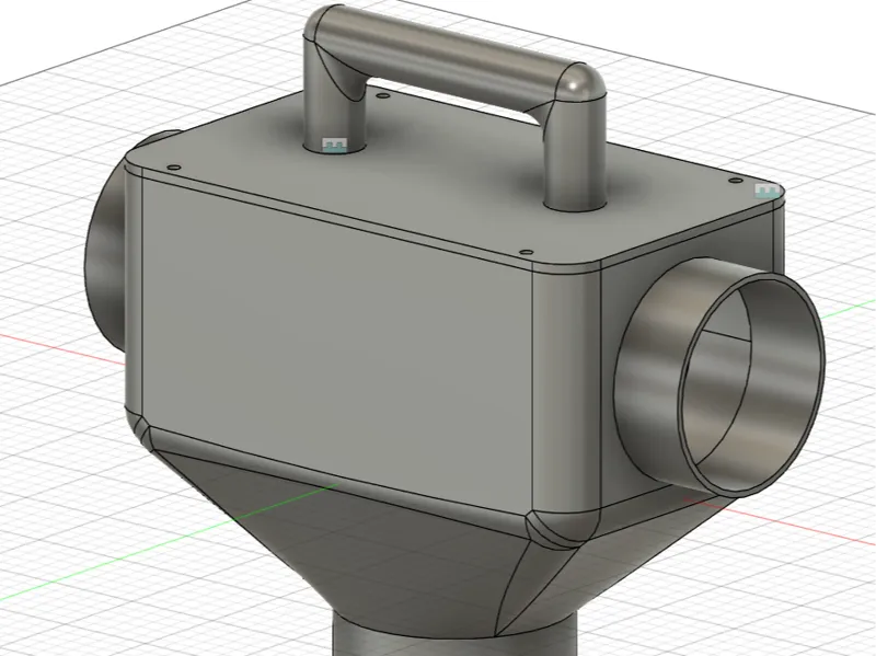 Water filter for a underground tank