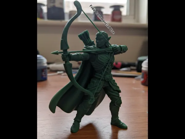 Figurine elfe rôdeur