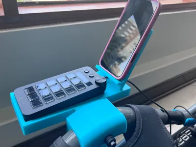 2in1 Deck and phone mount for Playseat Trophy