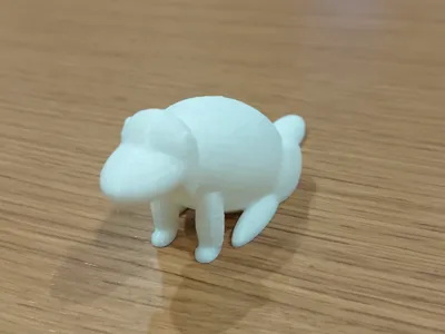 Low Detail Dog Ornament