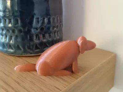 Minimalistic Dog Ornament