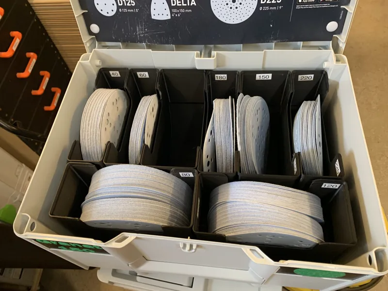Festool SYS3 237 150mm sandpaper inserts