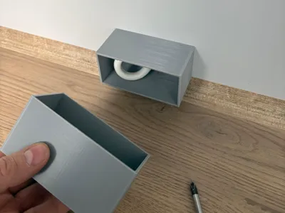 Wall cable cover box