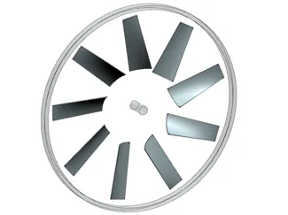Bike wheel wind mill
