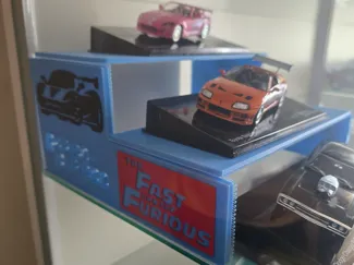 Estanteria para vehiculos rapido y furioso