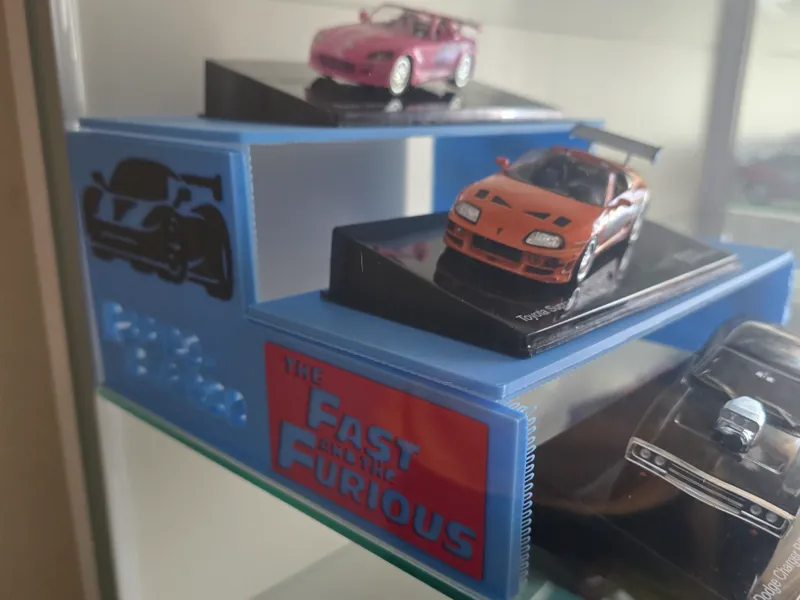 Estanteria para vehiculos rapido y furioso