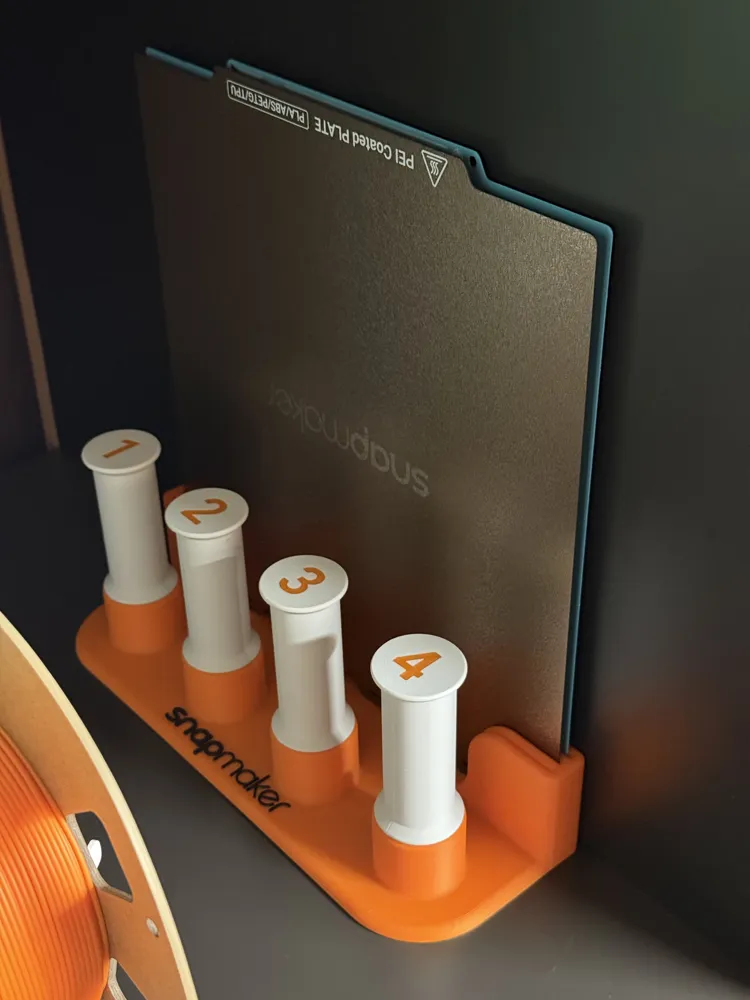 Snapmaker U1 Build Plate & Spool Holder Dock - Free 3D Print Model ...