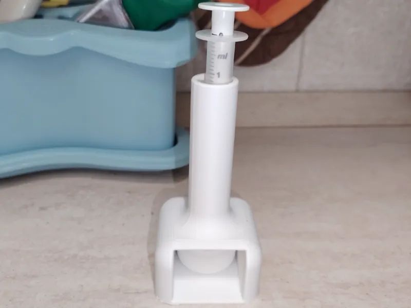 Porta siringa per farmaci veterinari