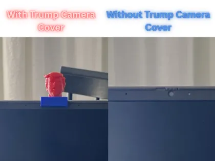 Trump Face Laptop Camera Cover
