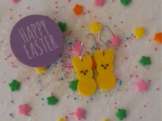 Bunny Peep Earrings
