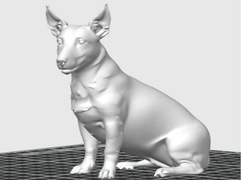 Jack russel with standing ears 