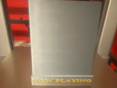 vinyl record now playing stand