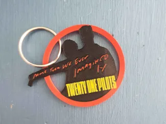 Twenty One Pilots Movie Keychain