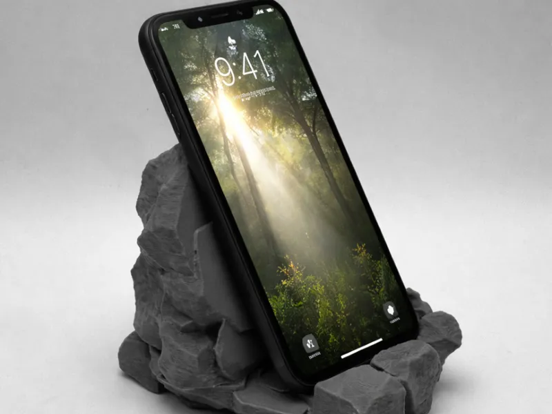 Rocky Mountain/Cave vibe Phone Stand