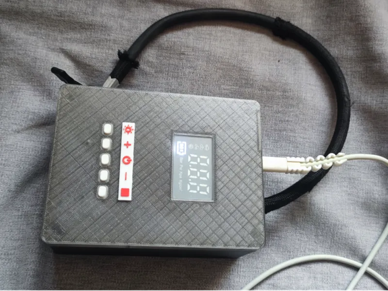 DIY无线便携打气泵