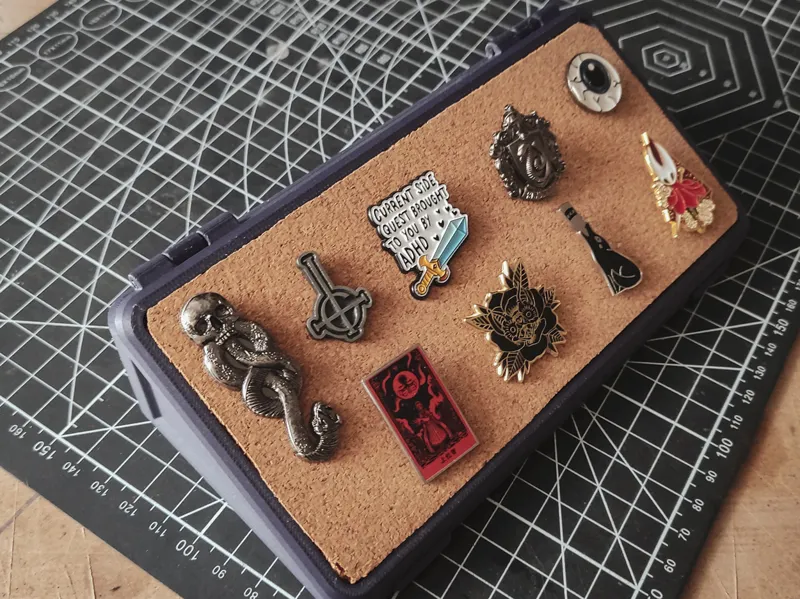 Pin display box