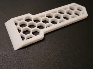 hexagon pattern plate scraper