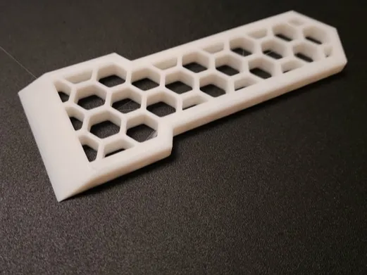 hexagon pattern plate scraper