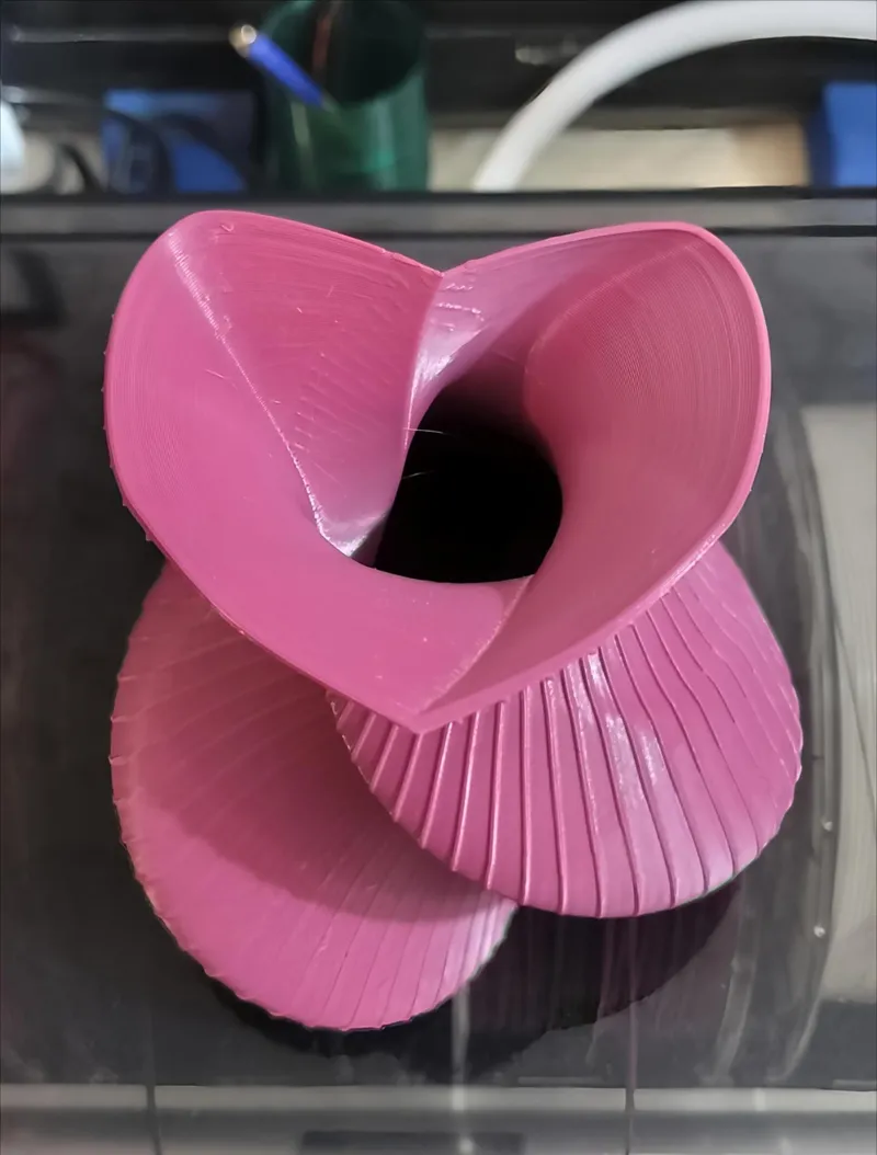 Heart twisted vase