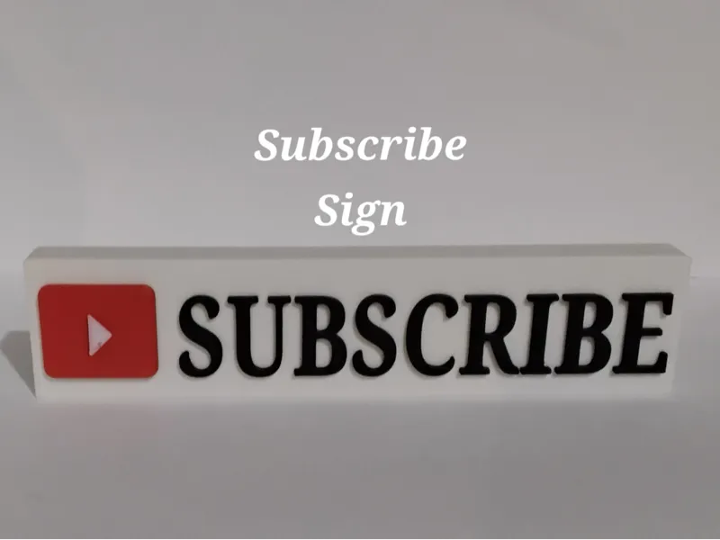 SUBSCRIBE SIGN!!!