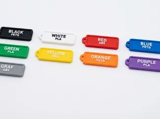 Custom Text Filament Label Tags for Print Farm