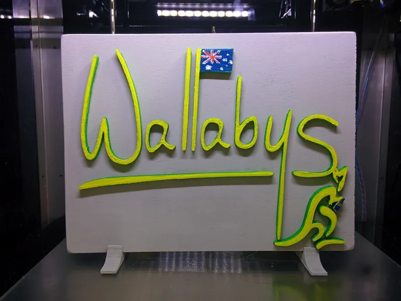 Wallabis Targhetta da tavolo