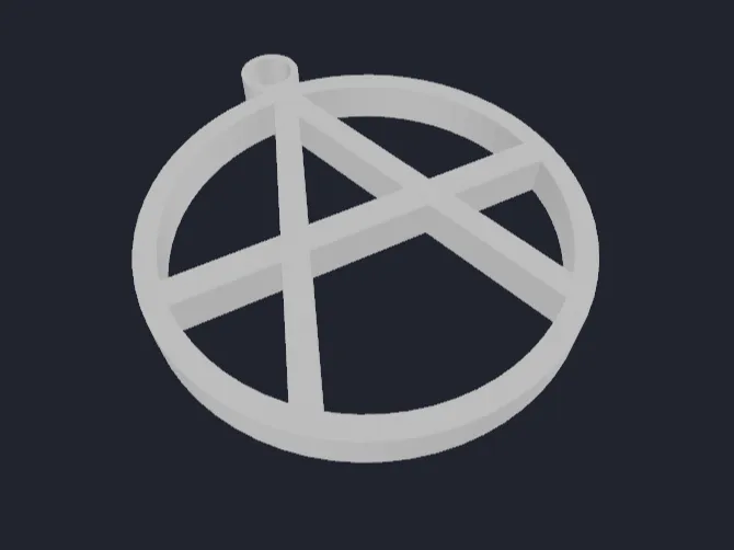 Portachiavi Anarchia Ⓐ