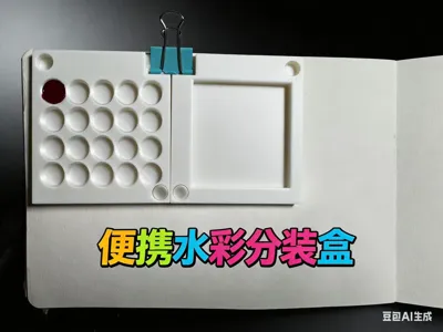 Portable Watercolor Palette